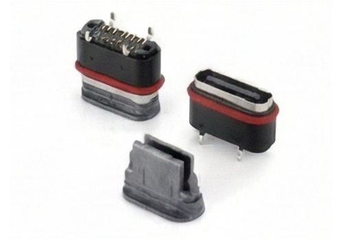 TYPE-C 16P 贴片四脚双排端子SMT 5.75H